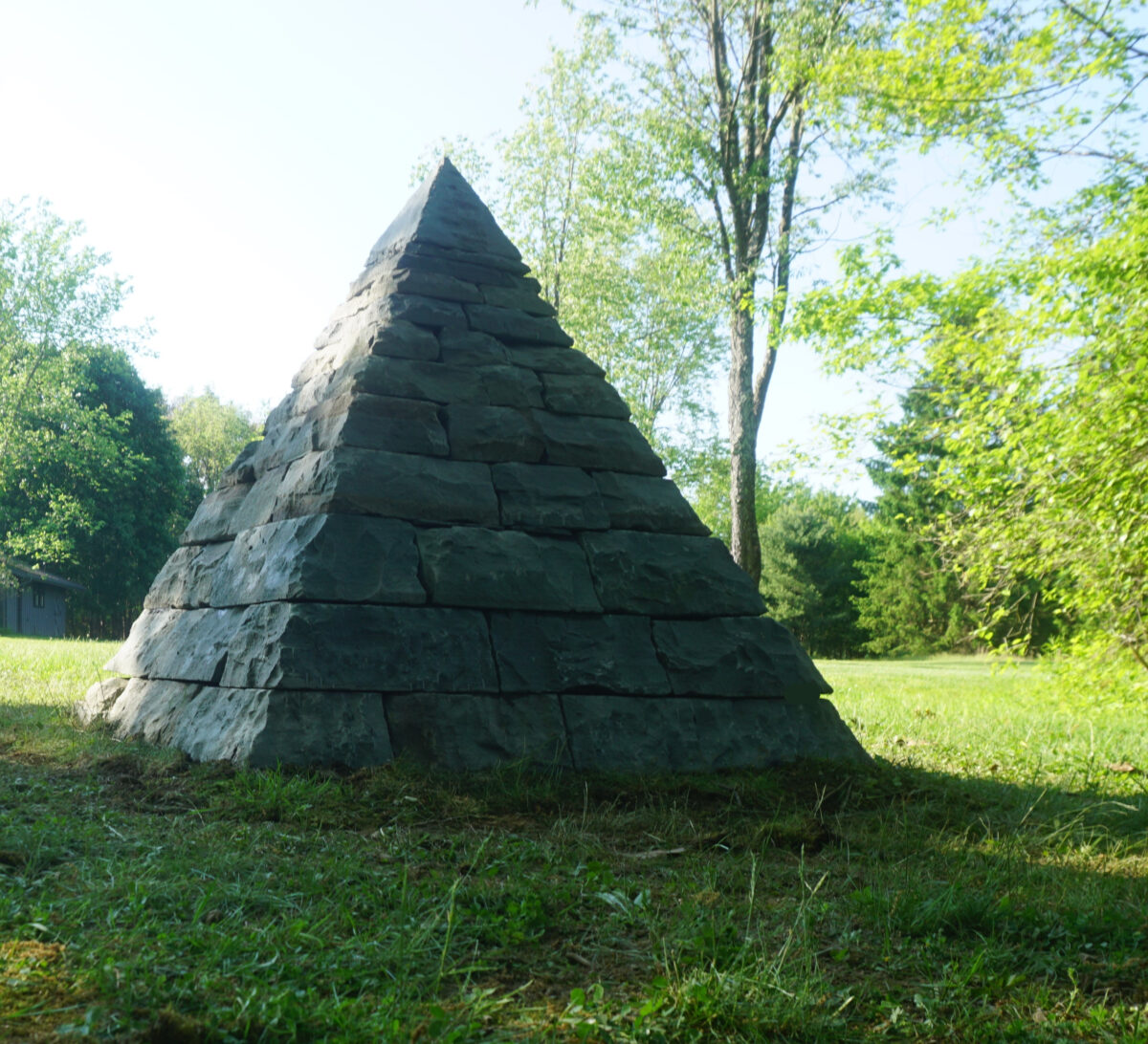 dry stone pyramid