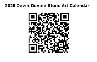 QR code to purchase 2025 art calendar